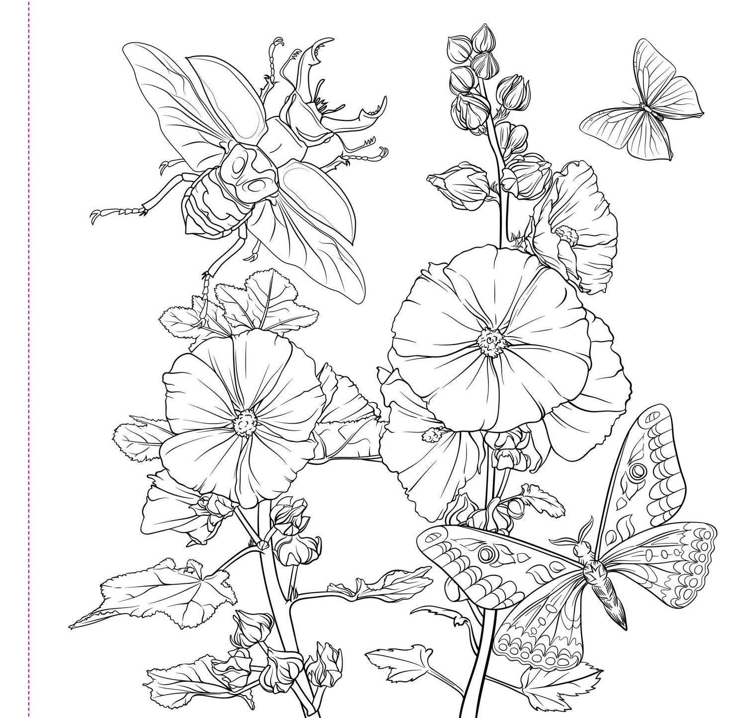 Goth Garden Adult Coloring Book,Goth Garden Adult Coloring Book