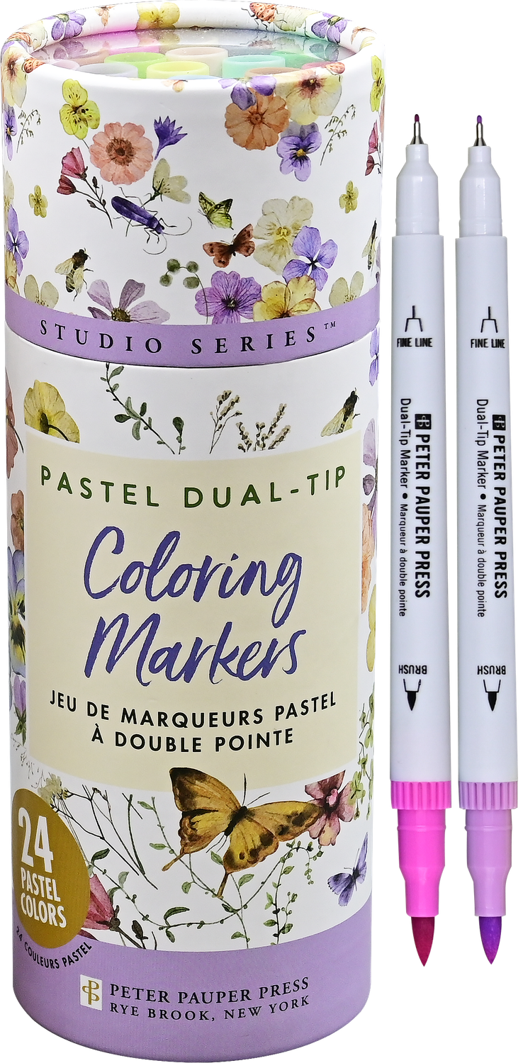 Studio Series Dual-Tip Pastel Markers (Set of 24),Studio Series Dual-Tip Pastel Markers (Set of 24)