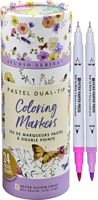 Studio Series Dual-Tip Pastel Markers (Set of 24),Studio Series Dual-Tip Pastel Markers (Set of 24)