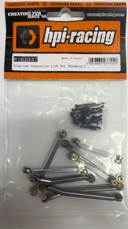 HPI Venture 18 Aluminum Suspension Link Set (Gunmetal)
