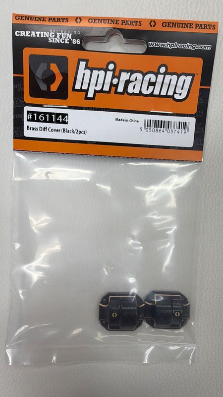Brass Diff Cover (Black / 2pcs)