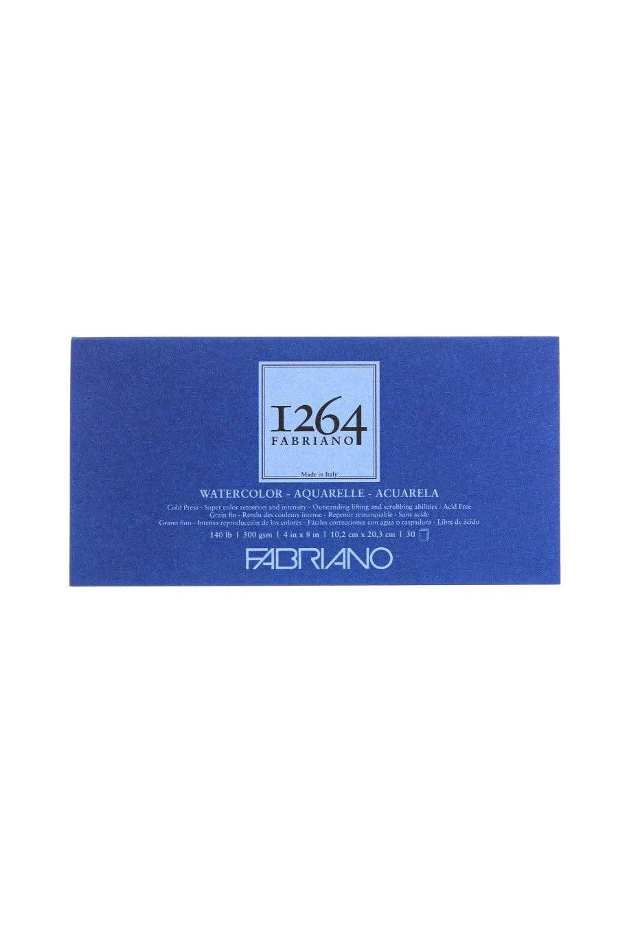 Fabriano 1264 Watercolor Pad, 140 140lb. (300gsm)