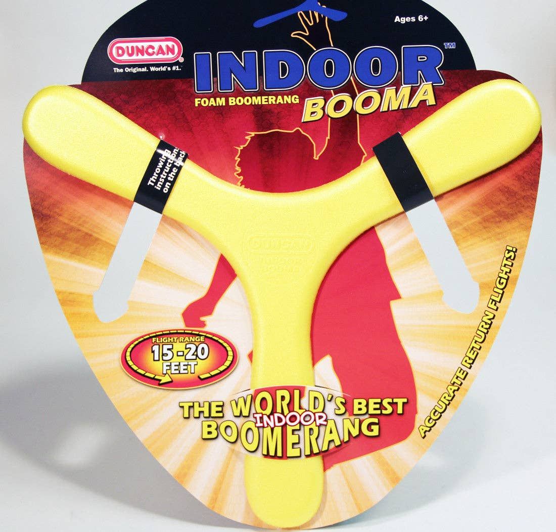 Duncan Indoor Booma Foam Boomerang, Color: Yellow