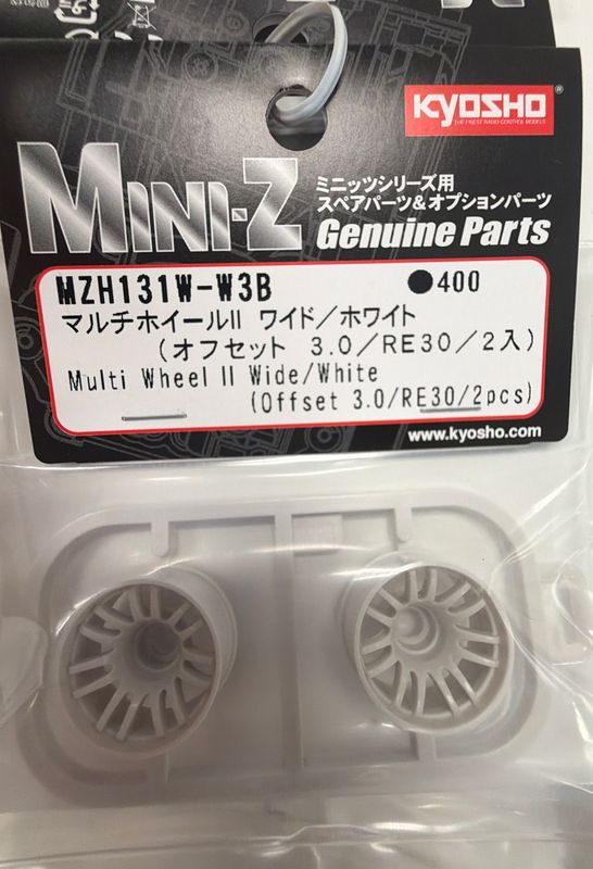 Multi Wheel Wide/White (Offset 3.0/RE30/2pcs)