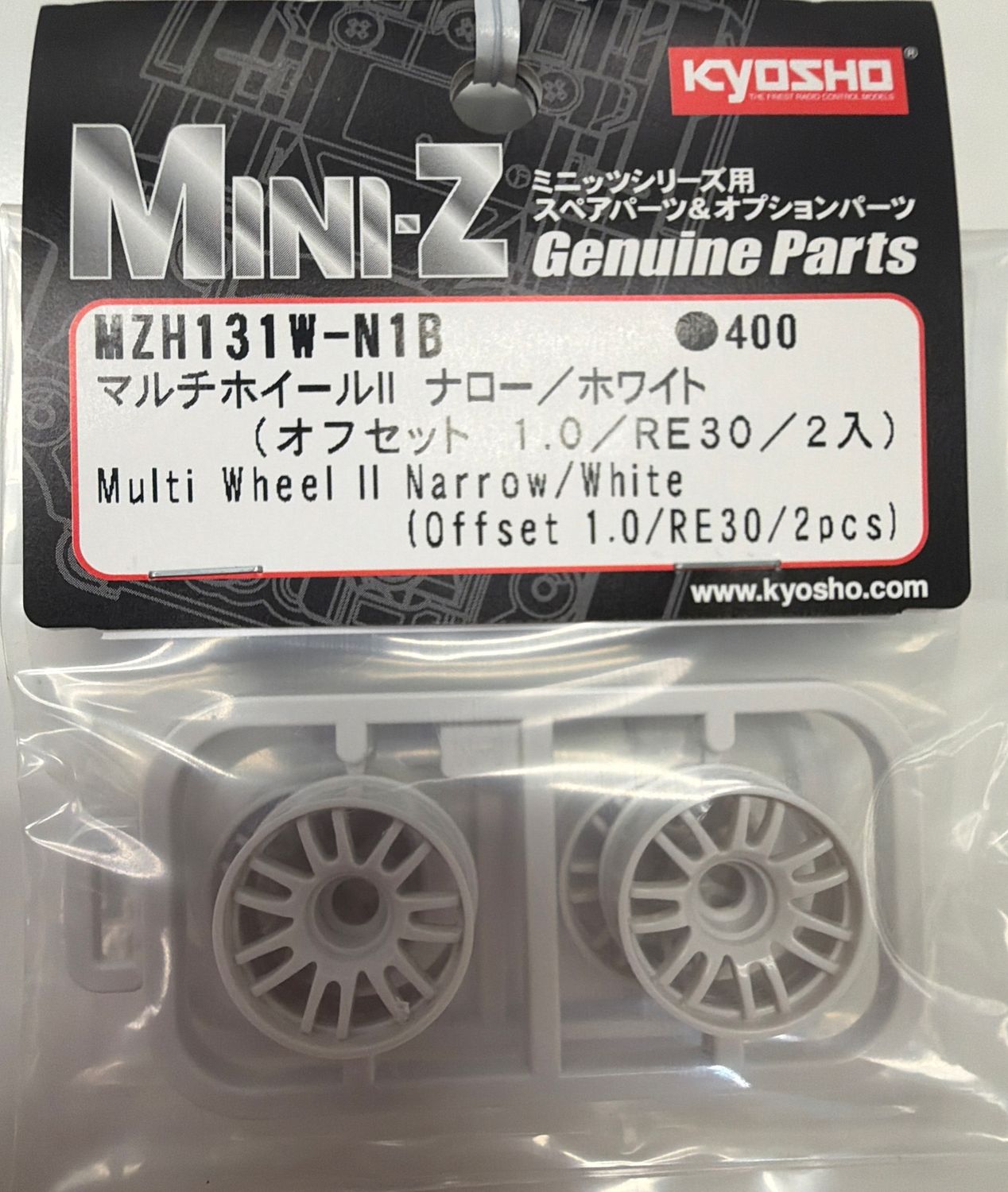 Multi Wheel II Narrow/White (Offset 1.0/RE30/2pcs)