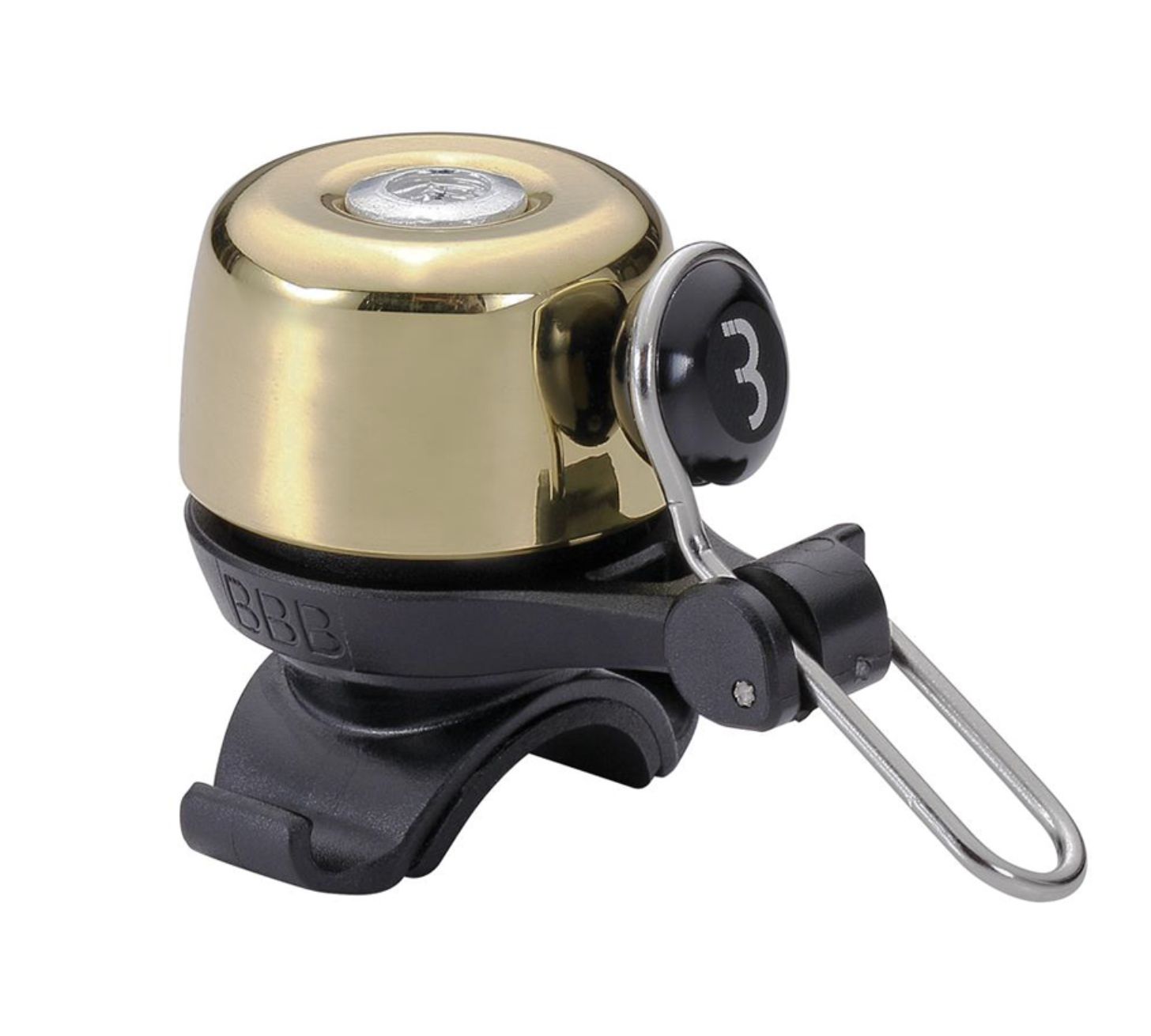 BBB BRASS BIKE BELL NOISY GLOSSY GOLD