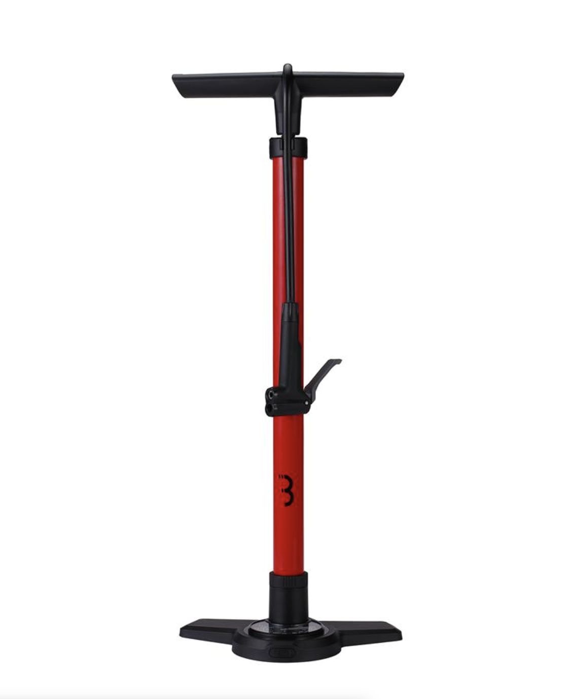 BBB FLOORPUMP AIRBOOST, COLOUR: RED