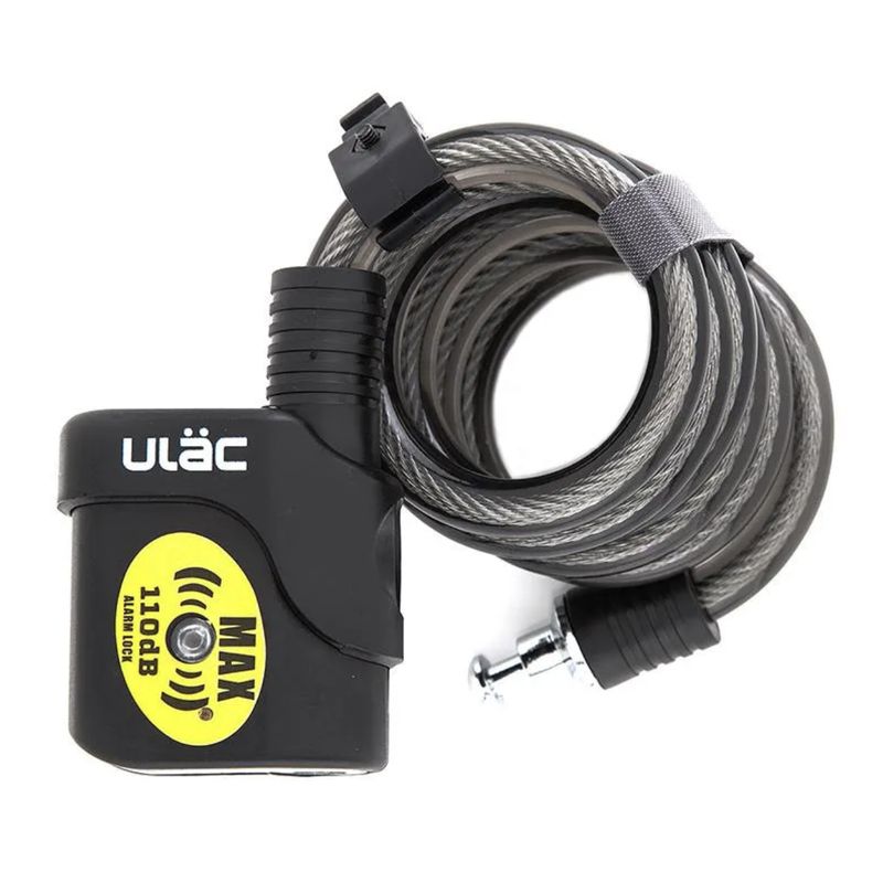 ULAC LOCK BULLDOG CABLE 110 DECIBEL ALARM 12X120CM