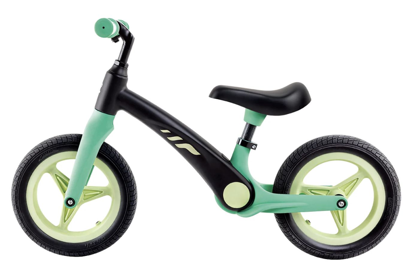 HAPE SHOCK-ABSORBING BALANCE BIKE, COLOUR: GREEN