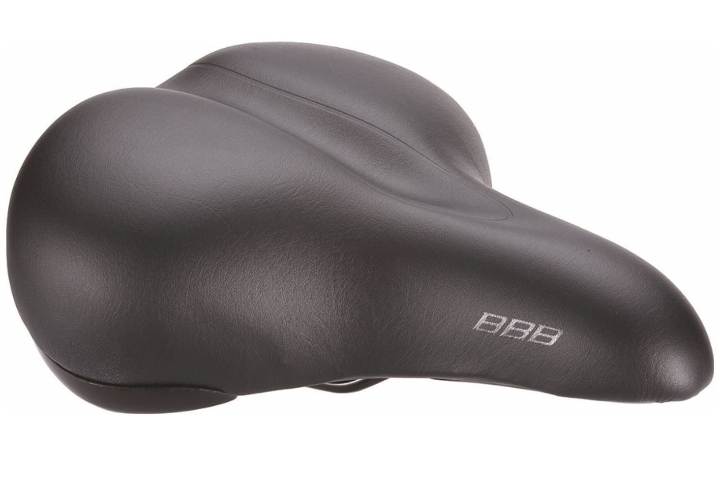 BBB SADDLE BASESHAPE UPRIGHT COMFORT 210MM, COLOUR: BLACK