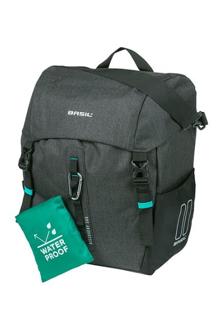 BASIL DISCOVERY 365D PANNIER BAG, SIZE: SINGLE 9L