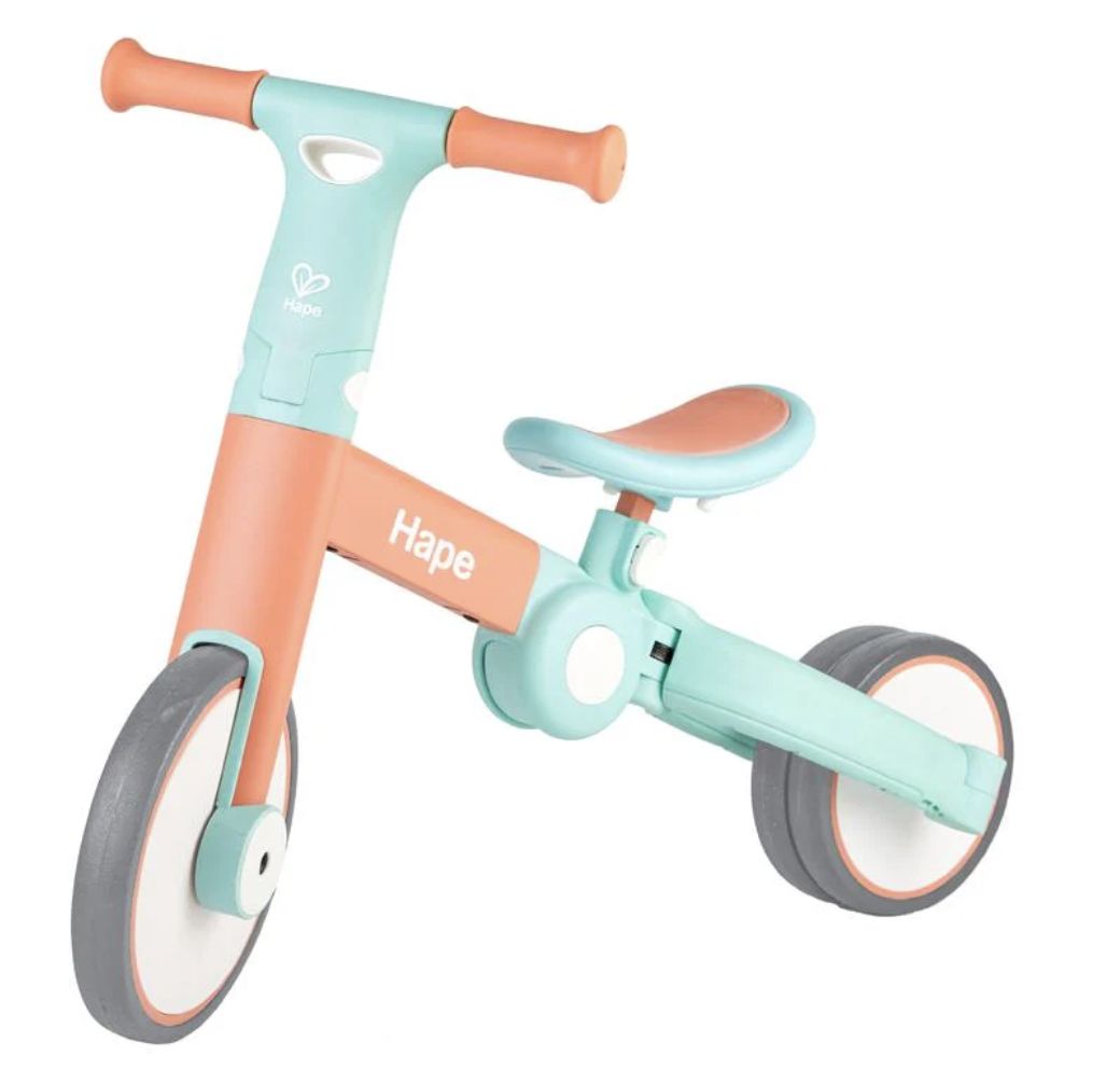 HAPE TRANSFORMING RIDER, COLOUR: PINK &amp; TURQ