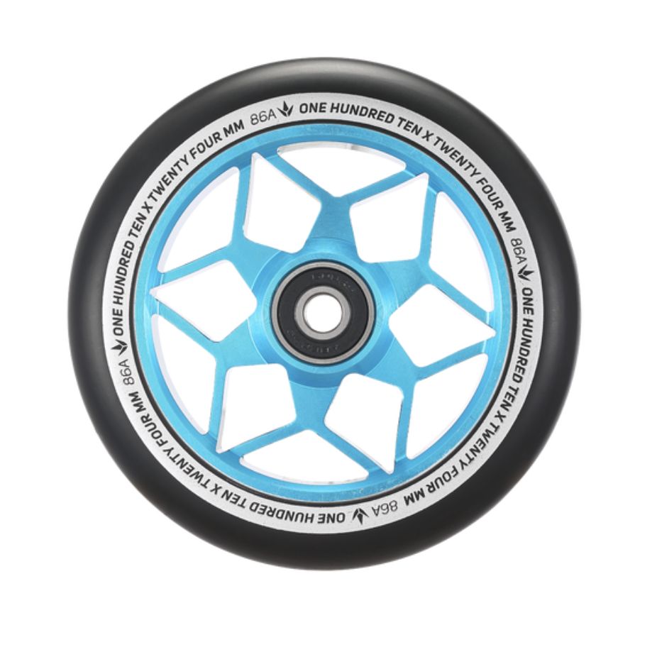 ENVY WHEELS 110MM DIAMOND BLACK/TEAL