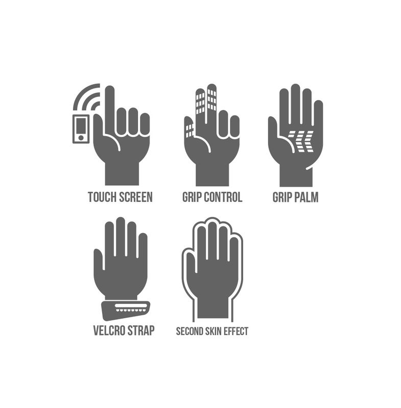 FIVE GLOVES XR RIDE KIDS MTB BLACK
