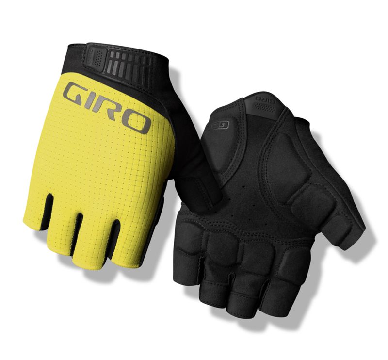 GIRO GLOVES BRAVO II GEL HI YELLOW