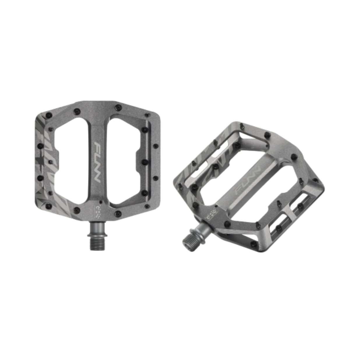 FUNN FUNNDAMENTAL FLAT PEDAL, COLOUR: ANODIZED GRAY