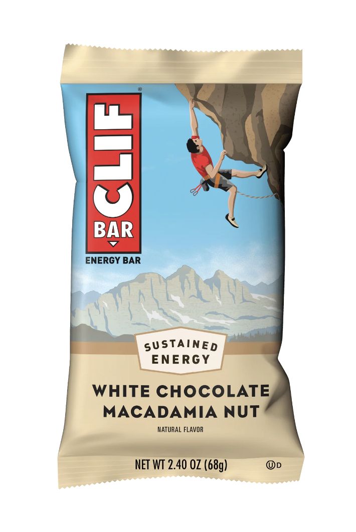 CLIF ENERGY BAR, FLAVOUR: WHITE CHOC &amp; MAC