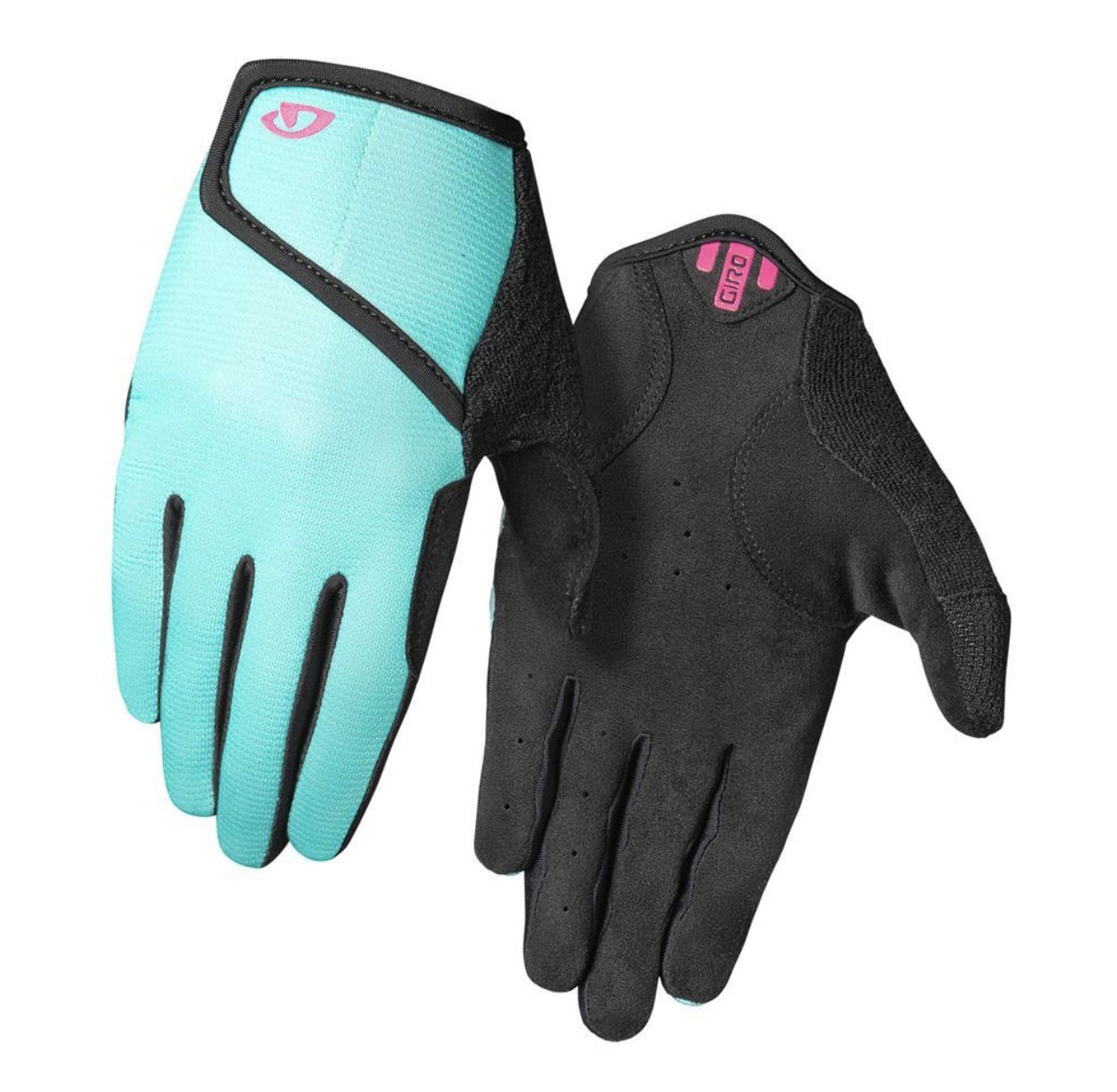 GIRO GLOVES DND JR II SCREAMING TEAL/PINK