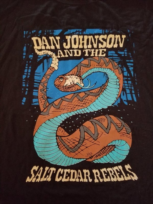 Black &amp; Full Color Rattlesnake Tee