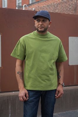 Olive Heavyweight Boxy Tee