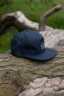 Navy Wax  Snapback Hat