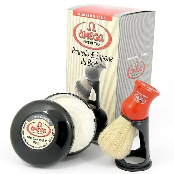 Shaving Cream and Brush Kit