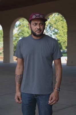 Anthracite Recycled Crew Tee