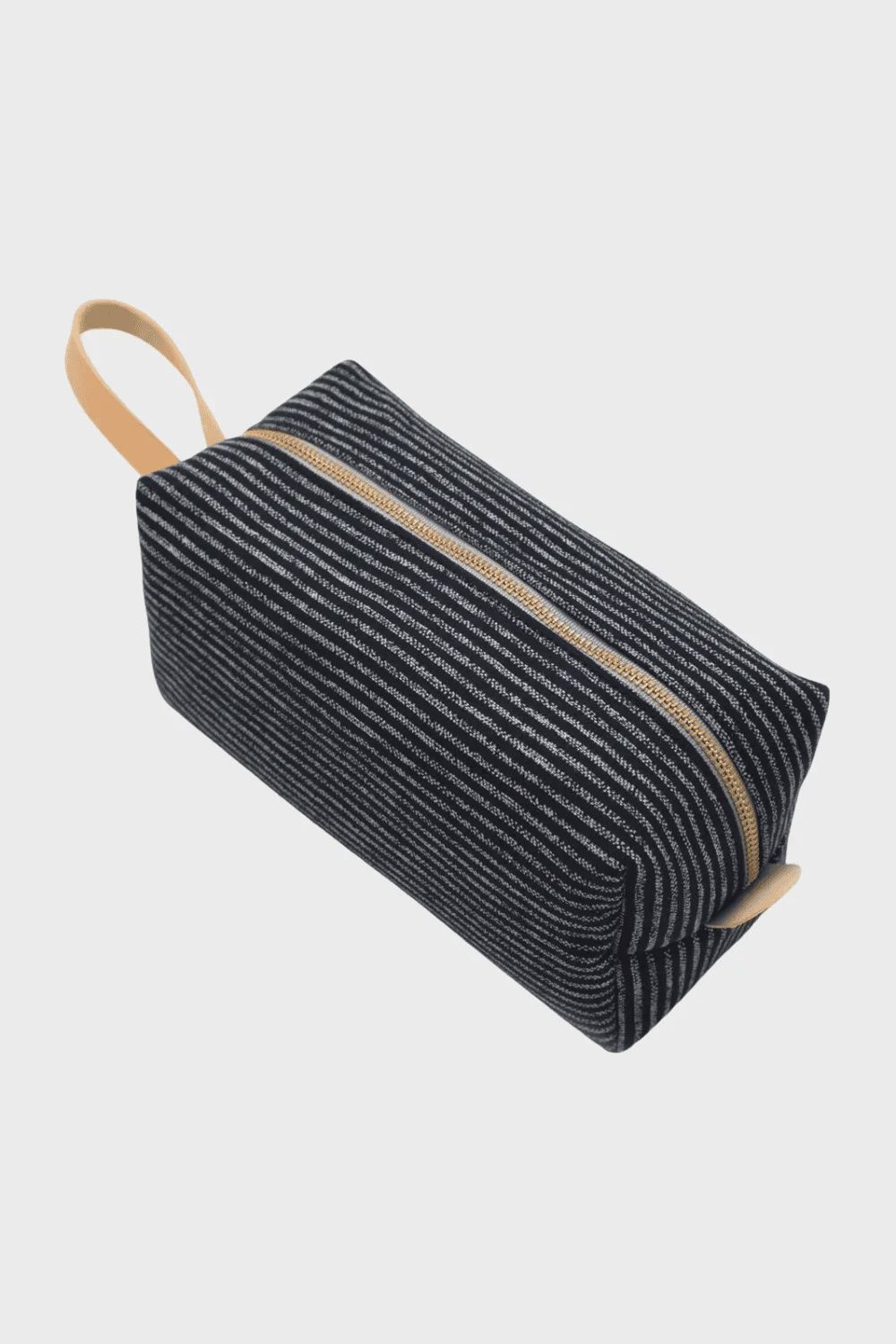 Indigo Chalk Stripe Travel Kit