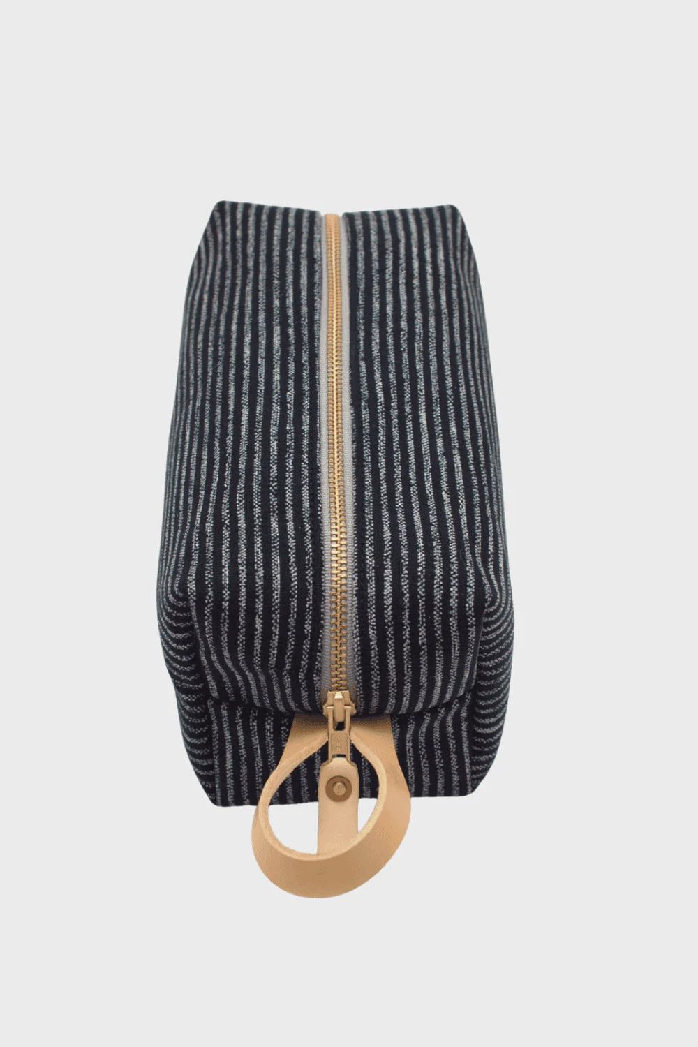 Indigo Chalk Stripe Travel Kit