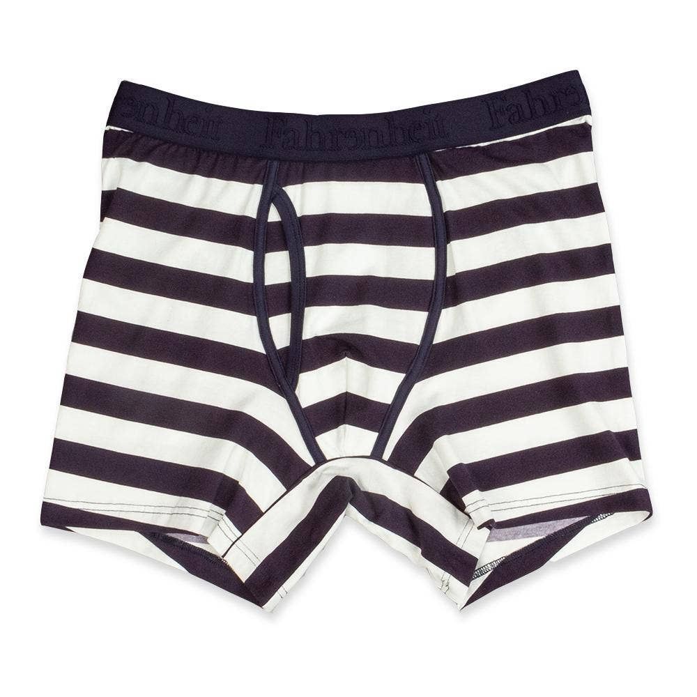 Newman Boxer Brief Navy Rugby Stripe