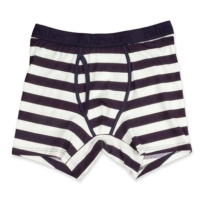 Newman Boxer Brief Navy Rugby Stripe