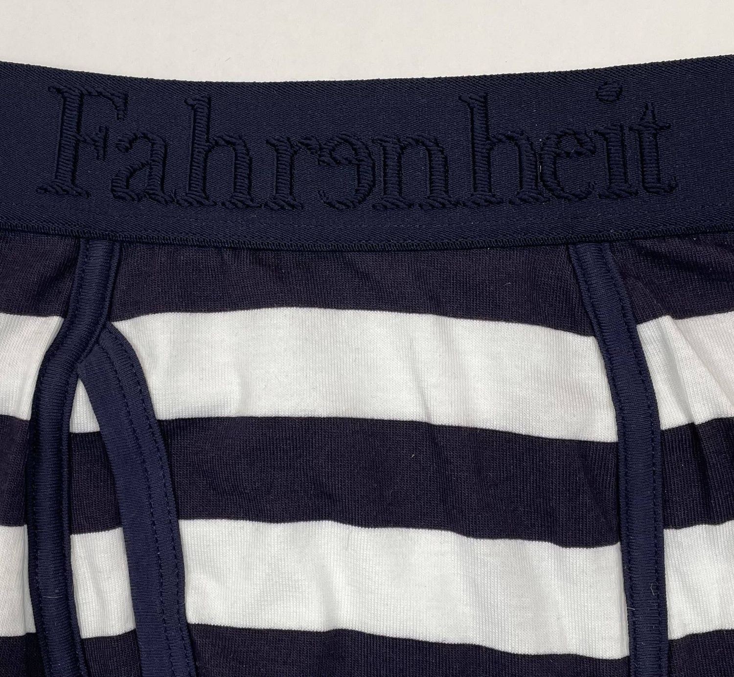 Newman Boxer Brief Navy Rugby Stripe