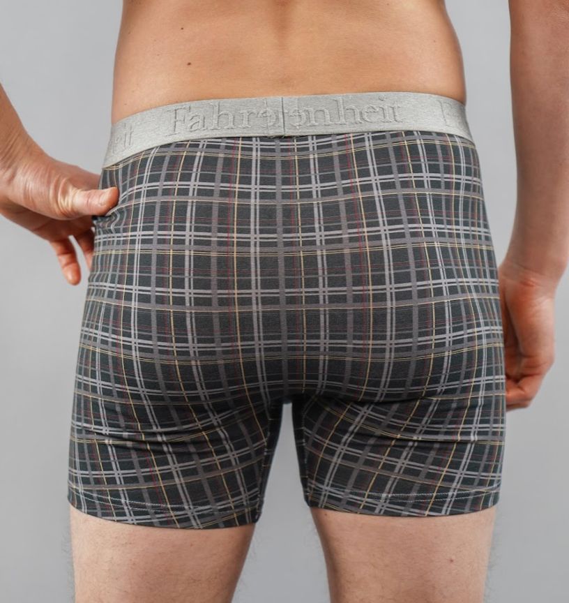Newman Boxer Brief Green Plaid