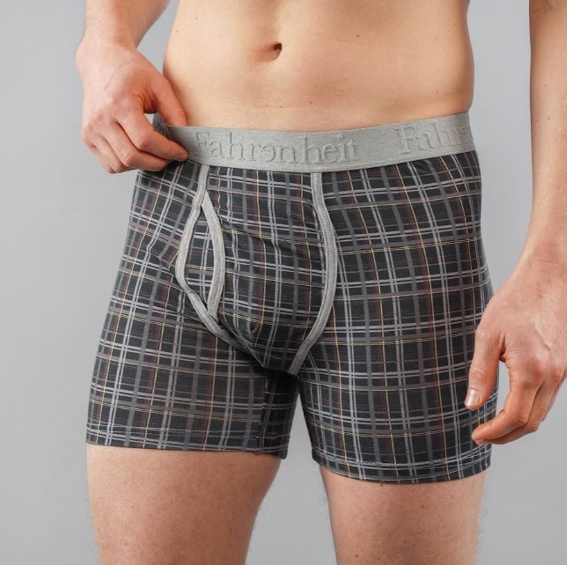 Newman Boxer Brief Green Plaid