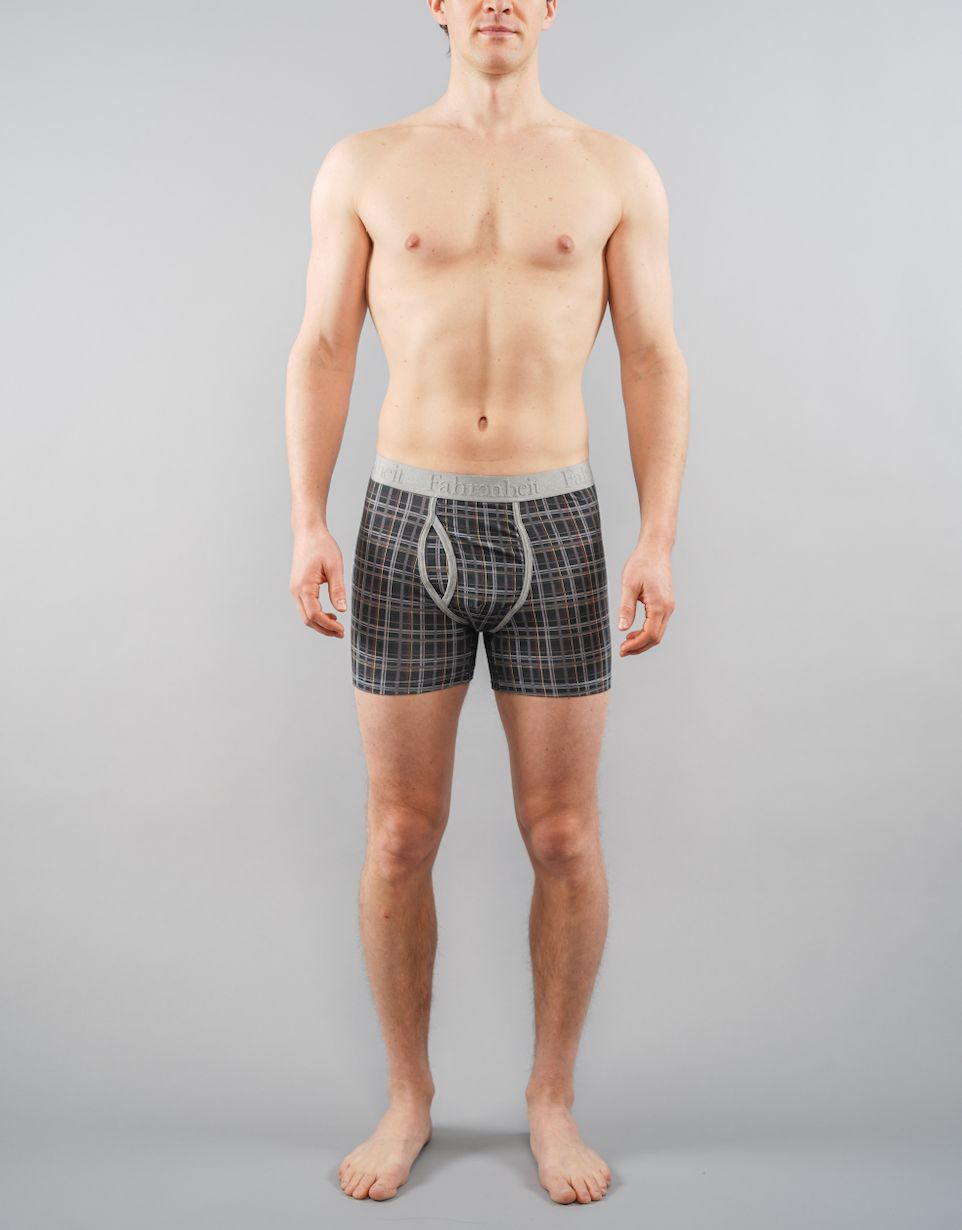 Newman Boxer Brief Green Plaid