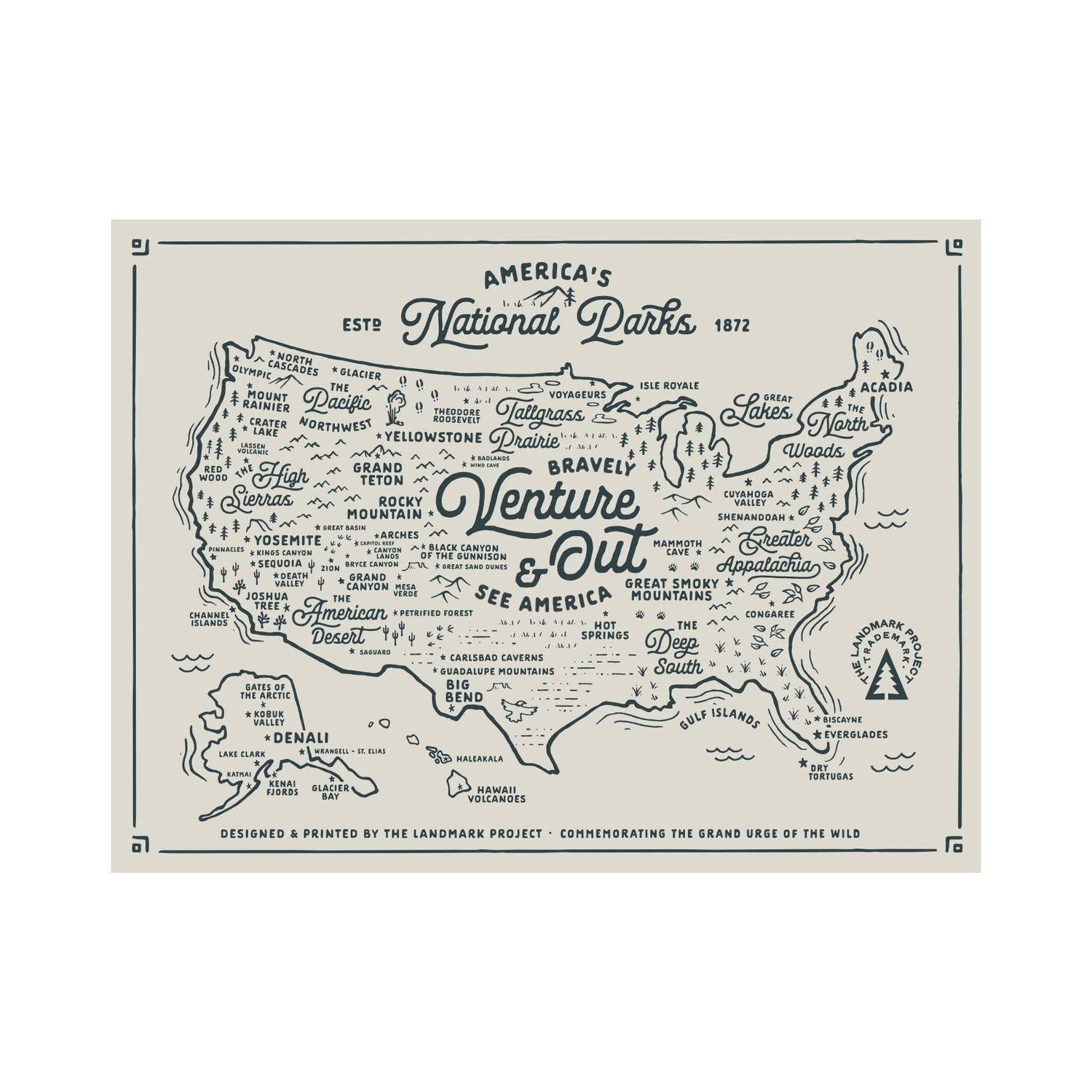 NPS Map Poster