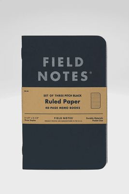 Pitch Black Ruled Memo Books