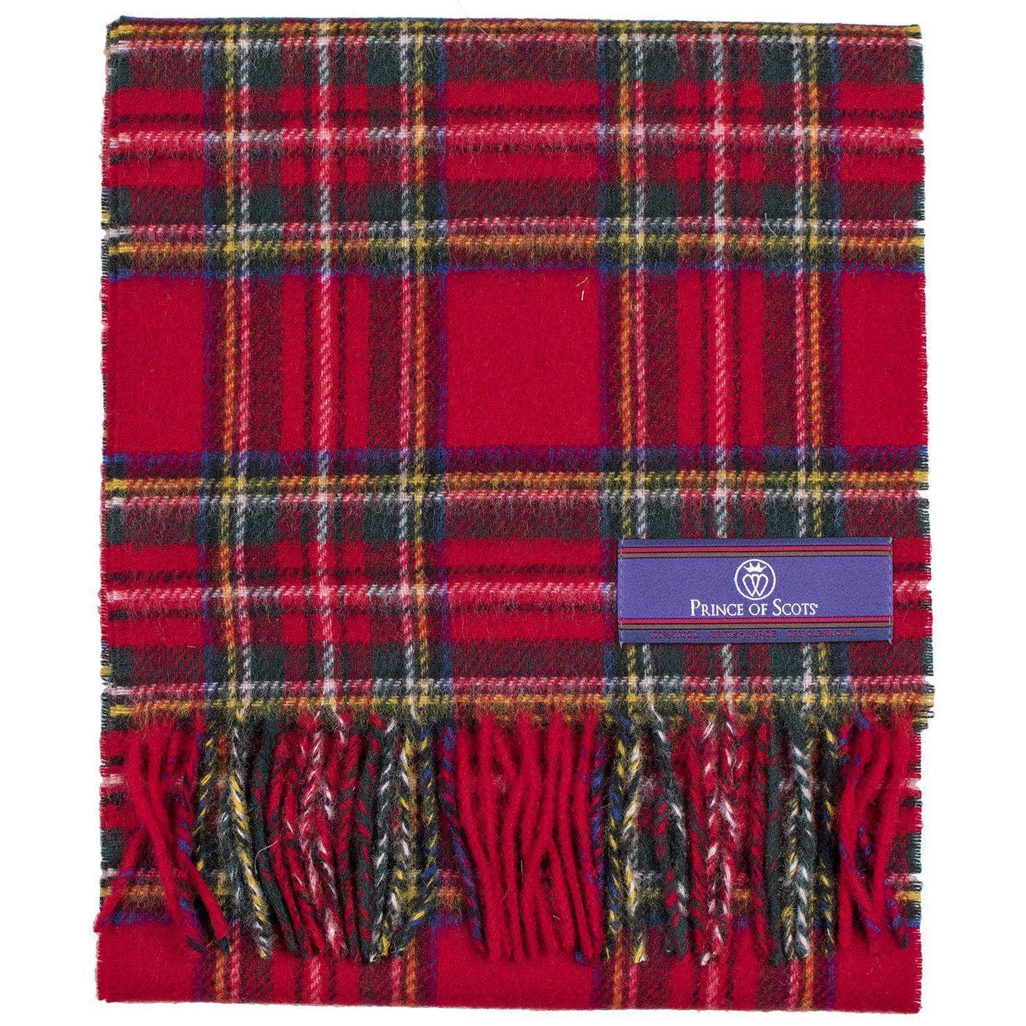 Royal Stewart Merino Wool Scarf