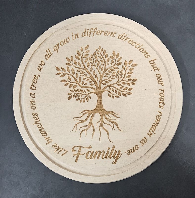 Hevea Wood Chopping Board