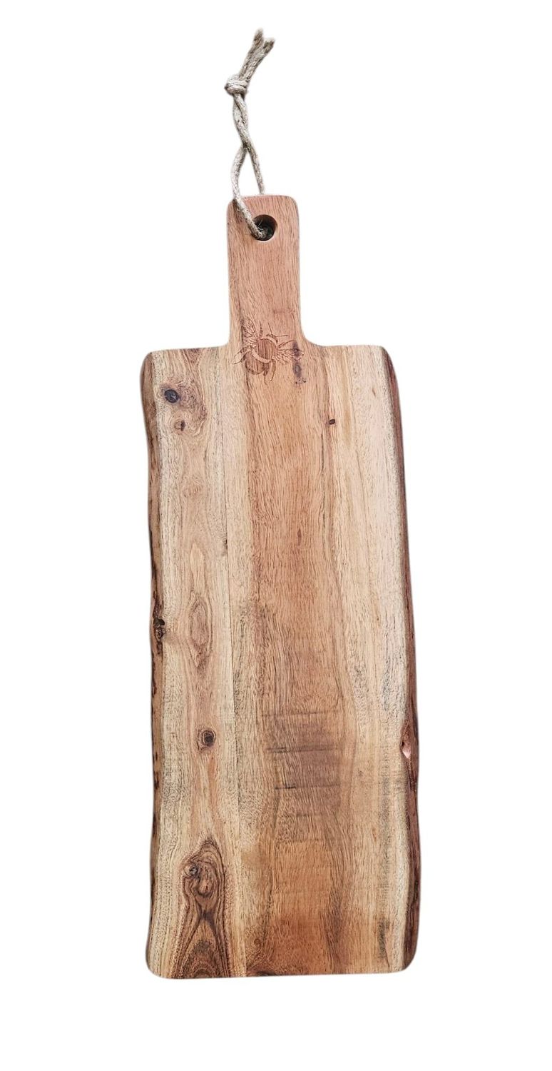 Large Acacia Wood Paddle Chopping Board