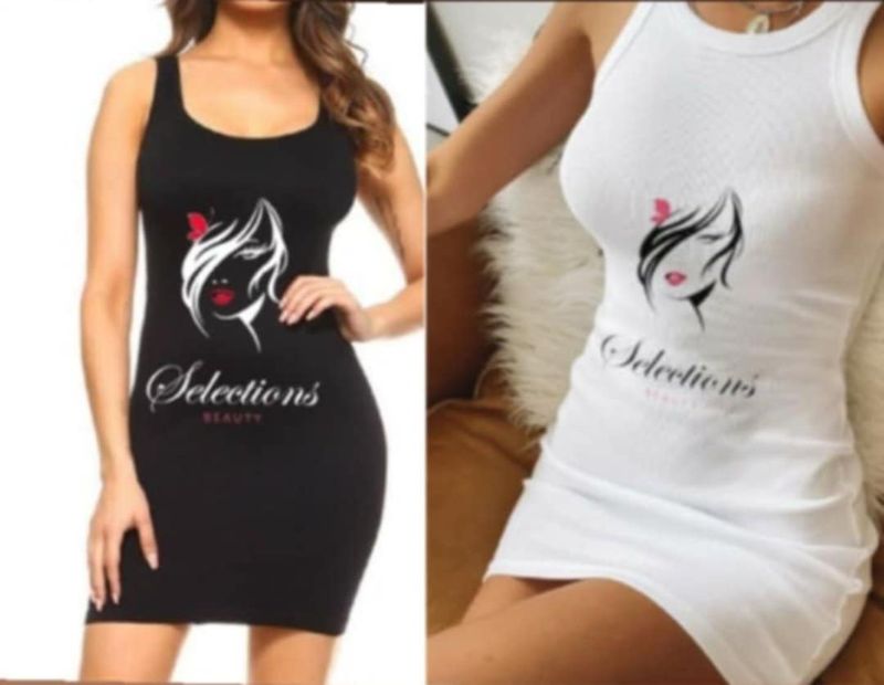 JERSEY BLACK TANK DRESS