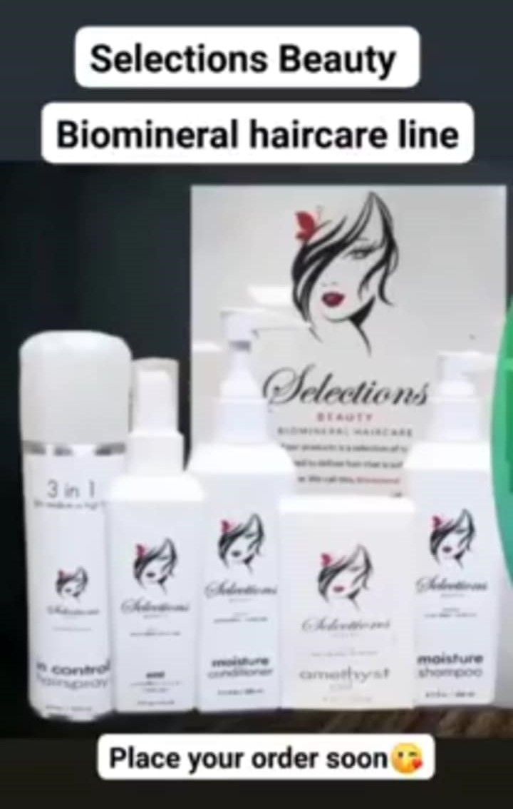 *SOLD OUT ONLINE* Selections Beauty Biomineral Haircare Line