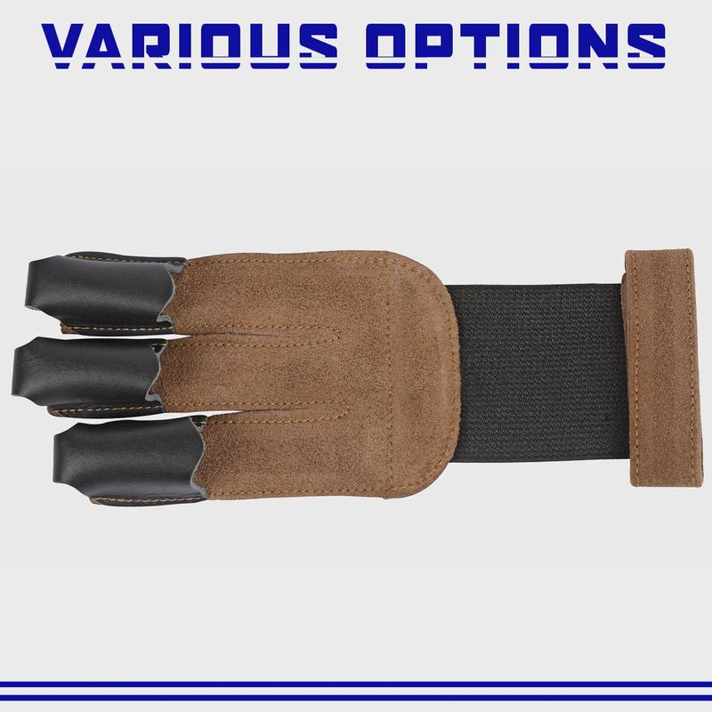 30-06 Leather Tip 3 Finger Shooting Glove