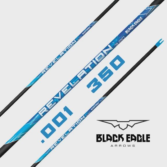 Black Eagle Revelation Arrow Shafts, Spine: 350, Straightness: .001