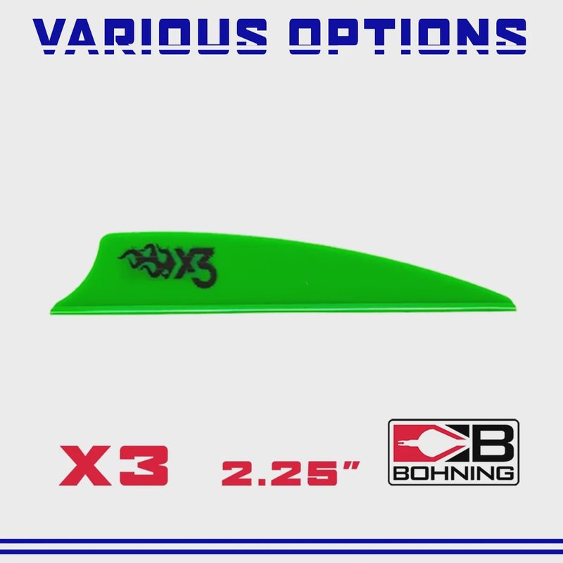 Bohning X3 Vane 2.25" (Shield Cut)