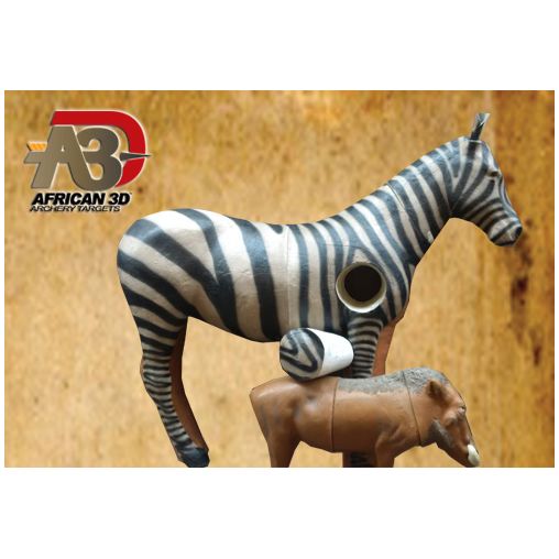 African3D Zebra 3D Target Butt