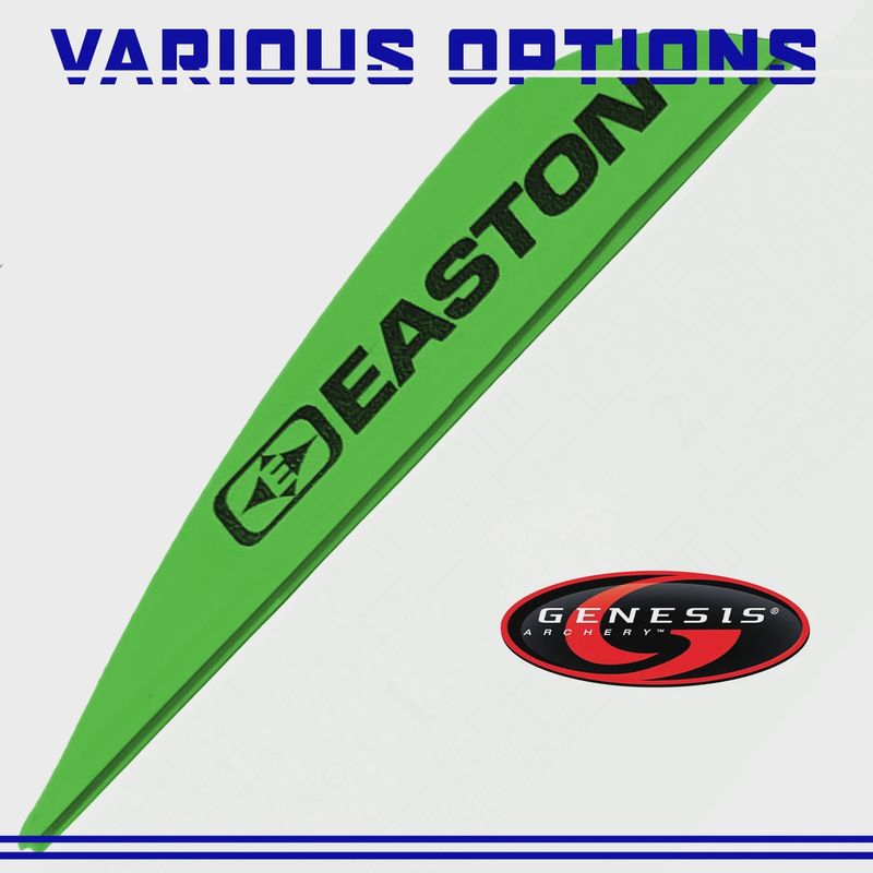 Easton Diamond Vane Fletches (2.8" and 3.8" - All Colours)