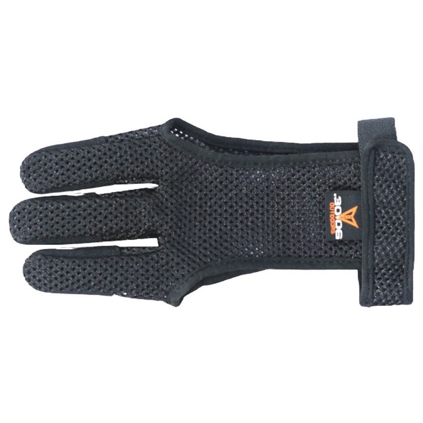 Black Mesh Shooting Glove, Size: XSmall