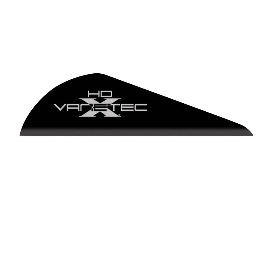 Vanetec 2" HD Fletches (HP - All Colours), Colour: Black, Size: 2" HP