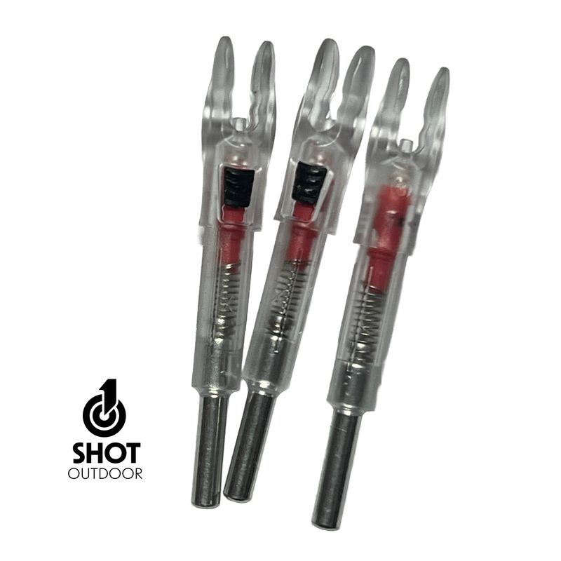 1Shot Outdoor Lighted Nock (Red, Green)